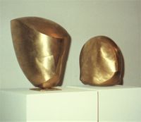 Bildhauer Leopold Bernhard, Neunkirchen am Brand, Kunst, Kunstwerk, Skulpturen, Plastiken, Gold, Metall, Edelmetall, Figur